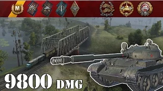 World of Tanks / T-62A .. 9800 Dmg