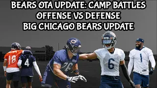 Bears Camp Battles || Offense Testing Defense || OTA Updates