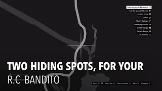 Gta5 - 2 R.C Bandito hiding spots - 2019