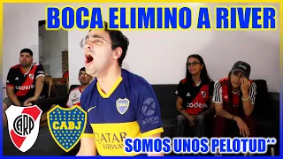 RIVER 2 vs BOCA 3 | REACCION DE HINCHAS DE RIVER | BOCA ELIMINO A RIVER OTRA VEZ | HINCHAS ENOJADOS!