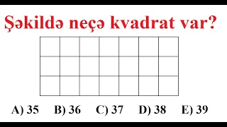 Məntiq dərsləri. Fiqur test məsələ #2. Asan İzah.