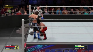 WWE2K17 - AJ Styles vs Seth Rollins