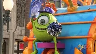 Monsters University in the Pixar Play Parade at Disney California Adventure