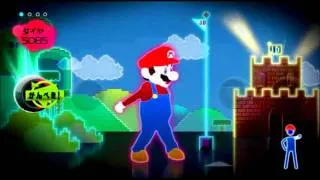 Just Dance Wii Super Mario Bros. theme マリオ！