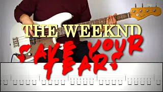 THE WEEKND feat. ARIANA GRANDE -  SAVE YOUR TEARS | Bass Cover Tutorial (FREE TAB)