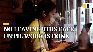 In Japan’s anti-procrastination cafe, no leaving until the work is done