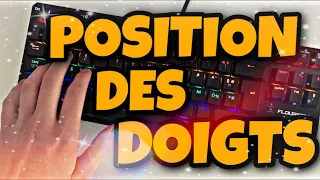 COMMENT POSITIONNER SES DOIGTS SUR UN CLAVIER