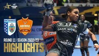 CSM Bucuresti vs Odense Håndbold | Round 11 | EHF Champions League Women 2022/23