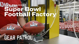 How This American Factory Makes Every NFL Football | Raw Process