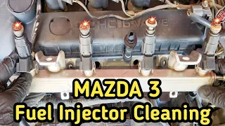 How To Cleaning Dirty or Clogged Fuel Injectors Mazda 3