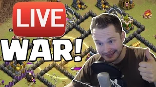 LIVE CLAN WAR ACTION! || CLASH OF CLANS || Let's Play CoC [Deutsch/German HD+]