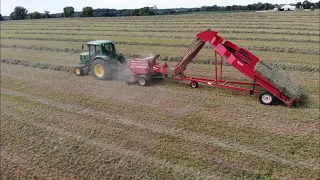 The easiest way to bale hay!