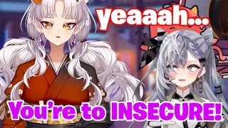 Giri Calls Out Zeta For Being Too Insecure【Hololive Vestia Zeta / OniGiri】