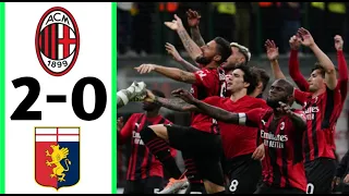 AC Milan vs Genoa 2-0 All Goals and Extended Highlights Full HD