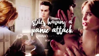 Stiles having a panick attack SCENE | STYDIA'S FIRST KISS