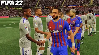 FIFA 22 - BARCELONA vs REAL MADRID - Gameplay