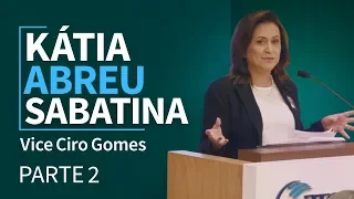 Entrevista com vice-presidente: Senadora Kátia Abreu - Parte 2