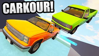 This BeamNG Carkour Map Is A NIGHTMARE! Parkour 2 ft. Spencer Johnson - BeamNG Mods