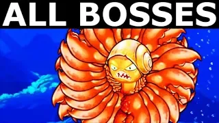 Octogeddon - All Lobster Weapon Upgrades - All Boss Battles Gameplay (No Commentary)