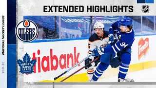 Edmonton Oilers vs Toronto Maple Leafs Jan 5, 2021 HIGHLIGHTS