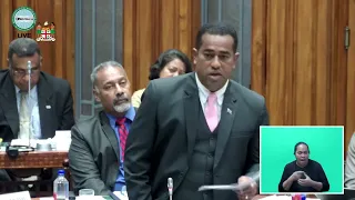 Fiji’s Minister for Lands informs Parliament on the Government’s plan for the Land Bank