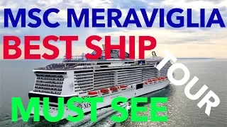 MSC Meraviglia - Full Walkthrough Cruise Ship Tour - MSC Cruise Lines