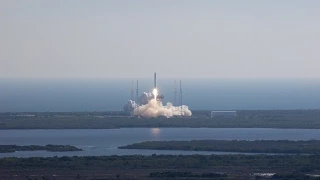 Седьмой запуск ракетоносителя Falcon 9 компании SpaseX со спутником связи SES-8. 03.12.2013.