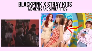 Blackpink x Stray Kids Interactions & Similarities