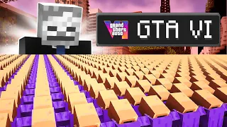 1,000,000 Villagers Simulate GTA 6 in Minecraft