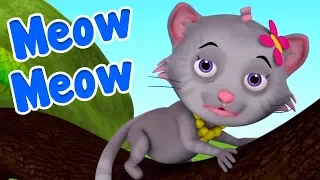 Meow Meow Billi Karti | म्याऊँ म्याऊँ | Hindi Poems | Hindi Balgeet | Super Kids Network India