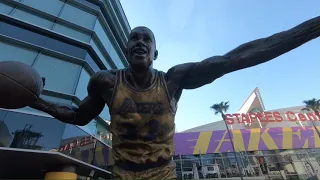 Shaquille O'Neal Statue in Staples Center & other Celebs by Smokingfamily TV