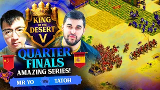 MR YO vs TaToH Quarterfinals King of the Desert 5 #ageofempires2