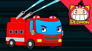 Louis the Water Tanker’s Rule on Saving Water | Vehicle tale | Fire truck | REDMON