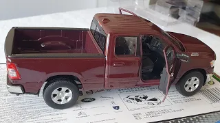 Ram 1500 modelo 2019 em miniatura escala 1/27 welly