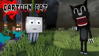 Monster School: CARTOON CAT CHALLENGE - Minecraft Animation