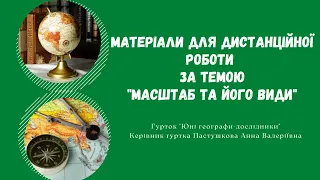 Масштаб та його види