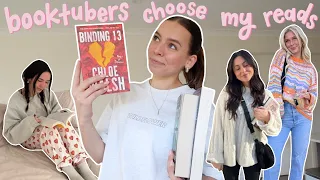 booktubers choose what I read for a week! 📚 *reading vlog*