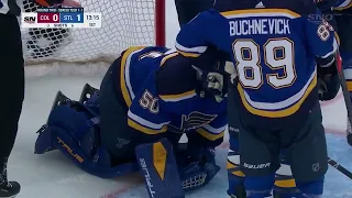 Kadri CRASHED into Binnington