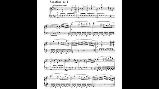 Sonatina in G Major Op. 19/20, no. 1: I. Jan Ladislav Dussek. With sheet music