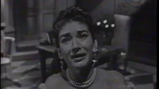 MARIA CALLAS sings  "Vissi D'arte"  on November 25, 1956