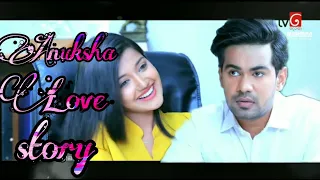 (පාලු මගෙ හිත හොරකම් කරලා) Anuksha love story Lyrics video Raween and Roshel #nethmi #raweenkanishka