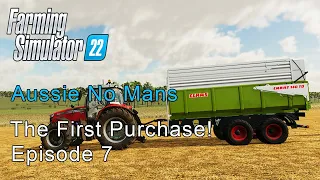 The first equipment purchase! | Farming Simulator 22 | Aussie No Mans | Episode 7