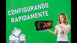 COMO REGULAR O CONTROLADOR DIGITAL DE TEMPERATURA ? 5 portas expositor de bebidas frios e laticínios