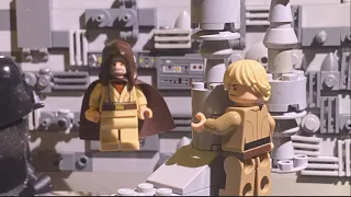 Luke Skywalker doesn’t believe that Darth vader is his father (Lego stopmotion)