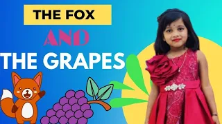 The fox 🦊 and the Grapes 🍇 story for kids l Children stories in English with Subtitles and Moral l