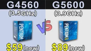 Pentium G4560 Vs. Pentium G5600 | GTX 1060 OC | Which is Better Value for MONEY...??