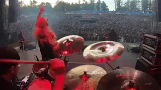 Nick Bellmore Drum cam at Metalfest Plzen Czech Republic 2019 Dee Snider