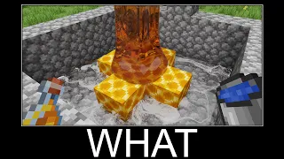 Minecraft realistic wait what meme, Lava, Water, Slime #505