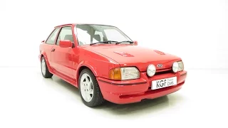 A Spine-Tingling Ford Escort RS Turbo with Just Two Owners and Full History from New - SOLD!