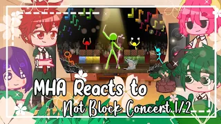 ᪥MHA Reacts to "Note Block Concert" 1/2 Alan Becker||Stick figures||Gachaclub||Bnha/Mha᪥
